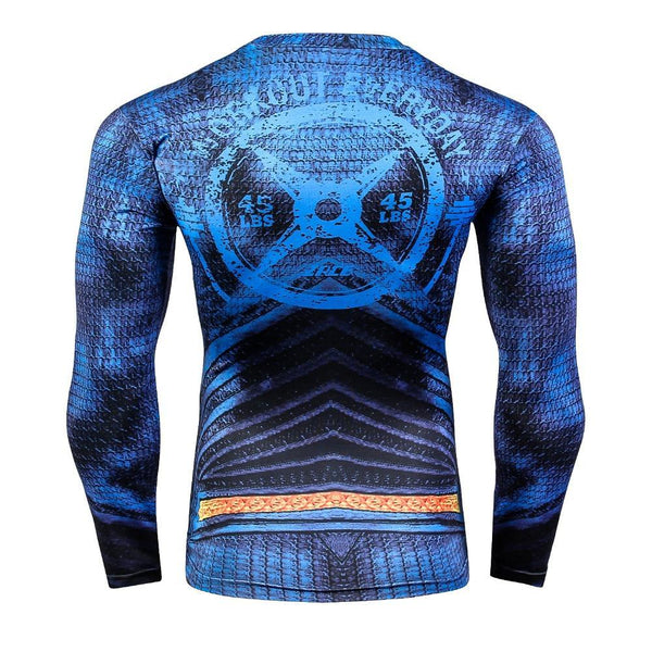 SUPERMAN Long Sleeve Compression Shirt for Men