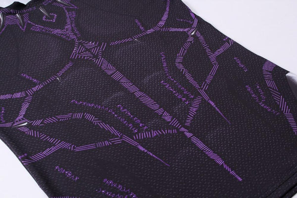 T'CHALLA Short Sleeve Compression Shirt for Men