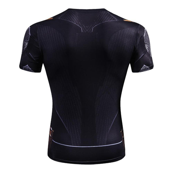 Unique BATMAN Short Sleeve Compression Shirt for Men