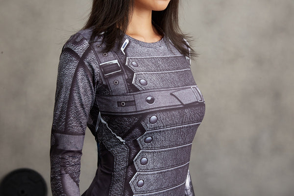 WINTER SOLDIER Compression Shirt for Women (Long Sleeve)