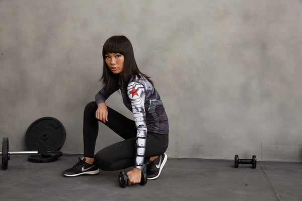 WINTER SOLDIER Compression Shirt for Women (Long Sleeve)