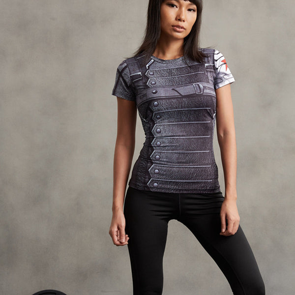 WINTER SOLDIER Compression Shirt for Women (Short Sleeve)