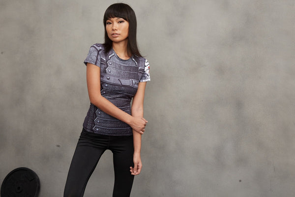 WINTER SOLDIER Compression Shirt for Women (Short Sleeve)
