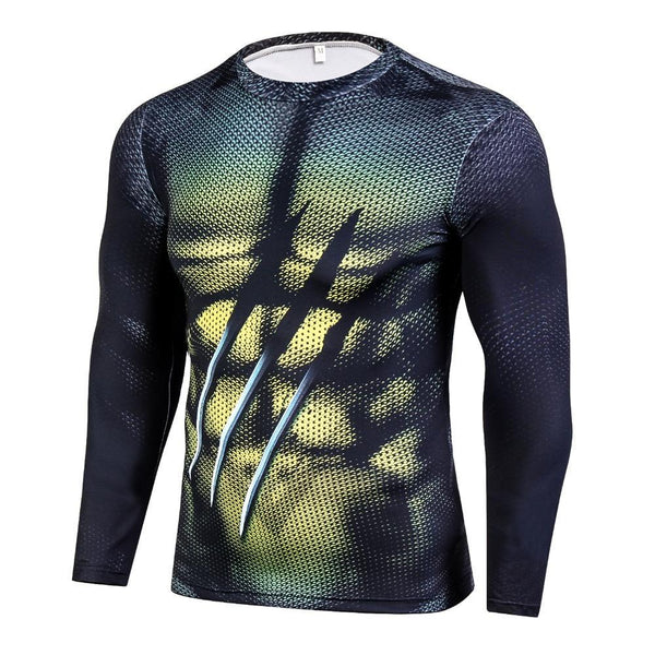 WOLVERINE Long Sleeve Compression Shirt for Men