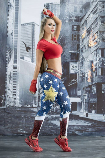 WONDER WOMAN Compression Leggings/Pants for Women