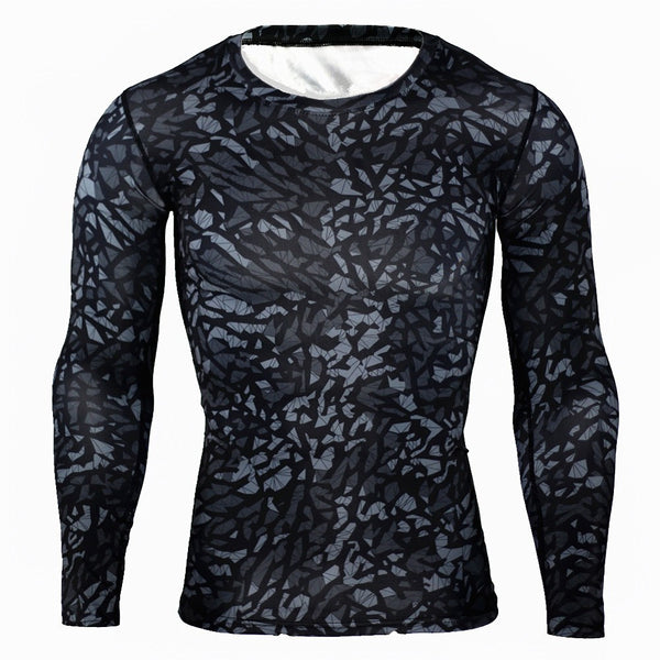 ARMY CAMOUFLAGE Compression Shirt for Men (Long Sleeve)