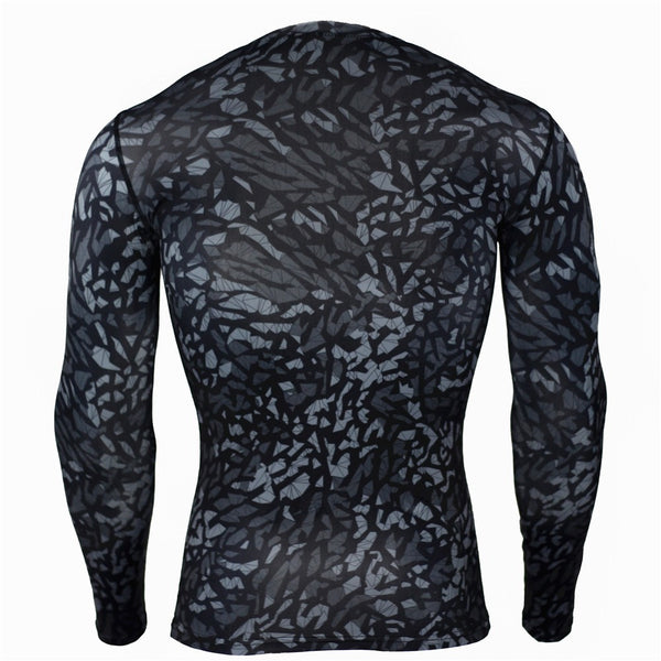 ARMY CAMOUFLAGE Compression Shirt for Men (Long Sleeve)