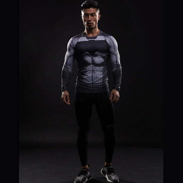 BATMAN Compression Shirt for Men (Long Sleeve)