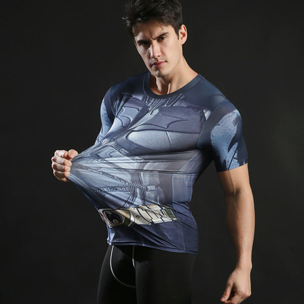 BATMAN Compression Shirt for Men (Short Sleeve)