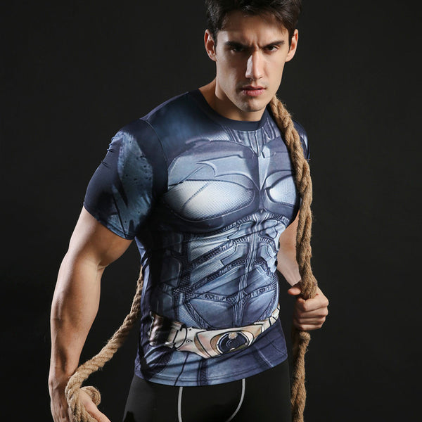BATMAN Compression Shirt for Men (Short Sleeve)
