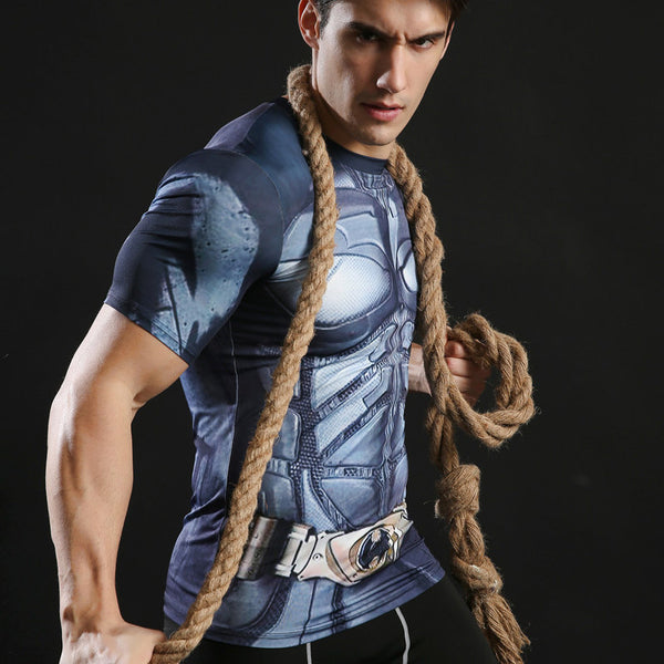 BATMAN Compression Shirt for Men (Short Sleeve)