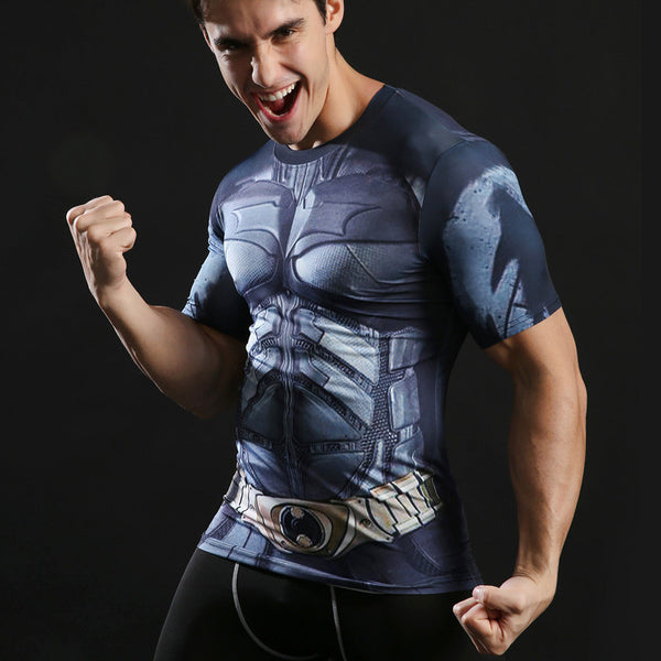 BATMAN Compression Shirt for Men (Short Sleeve)