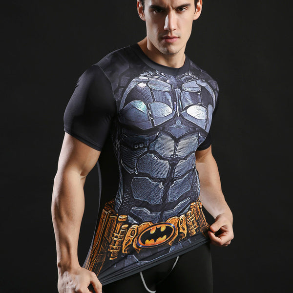 BATMAN Compression Shirt for Men (Short Sleeve)