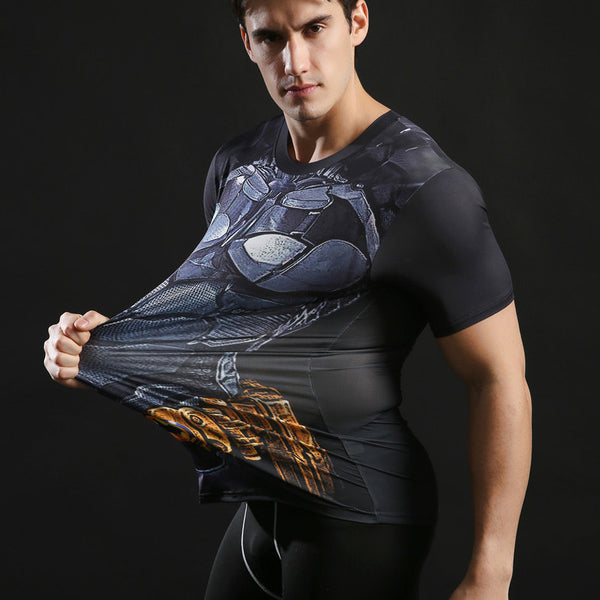 BATMAN Compression Shirt for Men (Short Sleeve)