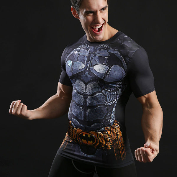 BATMAN Compression Shirt for Men (Short Sleeve)
