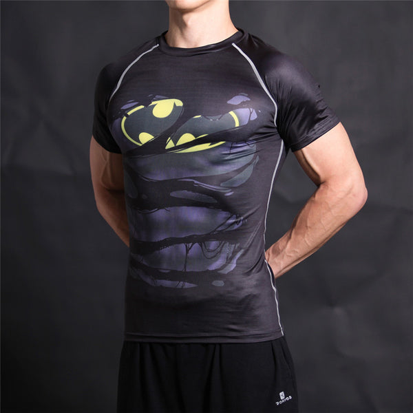 BATMAN Compression Shirt for Men (Short Sleeve)