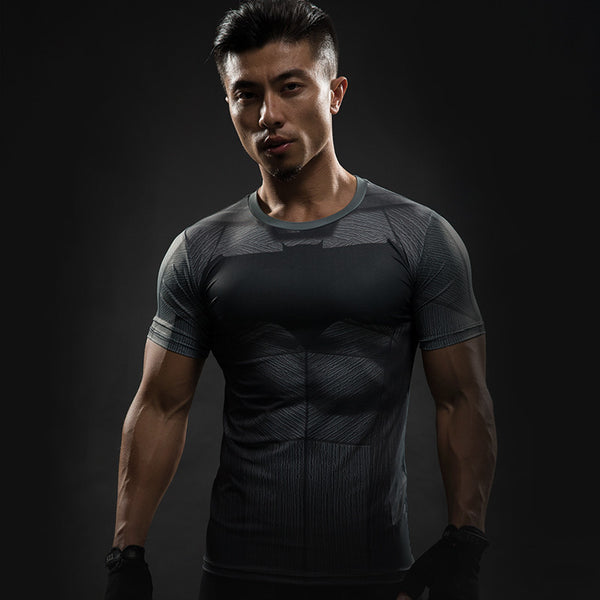 BATMAN Compression Shirt for Men (Short Sleeve)