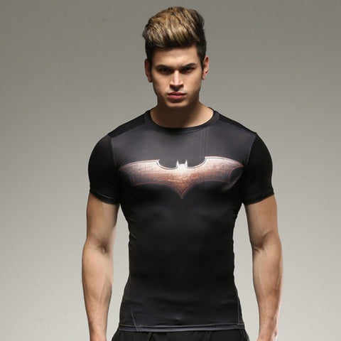 BATMAN Men Compression Shirt (Short Sleeve) – ME SUPERHERO