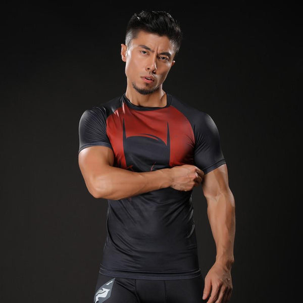 BATMAN Compression Shirt for Men (Short Sleeve)