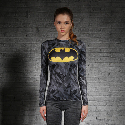 BATMAN Long Sleeve Compression Shirt for Women – ME SUPERHERO