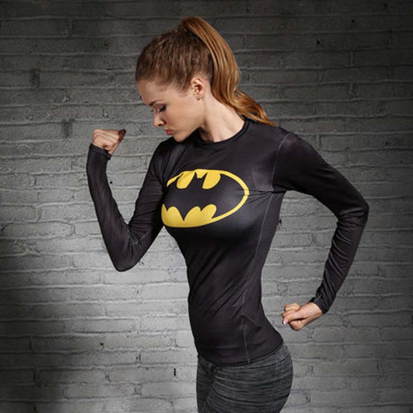 Meevoelen ouder leef ermee BATMAN Compression Shirt for Women (Long Sleeve) – ME SUPERHERO