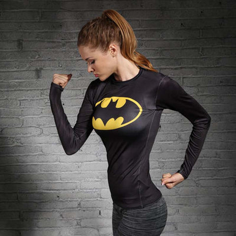 BATMAN Compression Shirt for Women (Long Sleeve) – ME SUPERHERO
