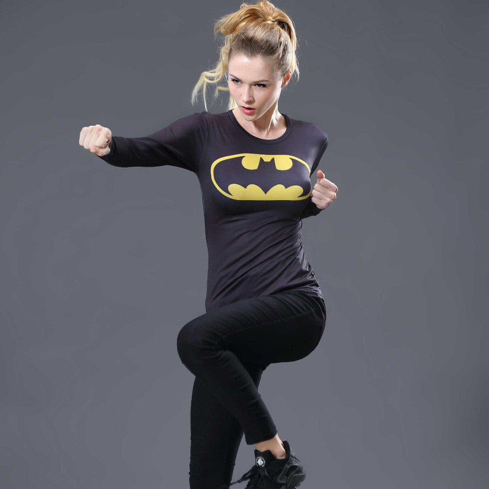 BATMAN Compression Shirt for Women (Long Sleeve)