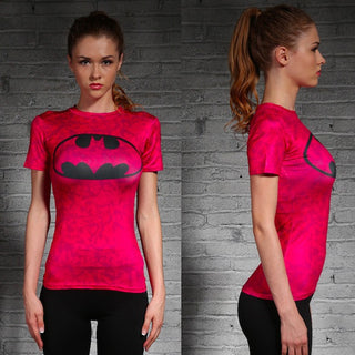BATMAN Compression Shirt for Women (Short Sleeve)
