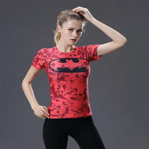 BATMAN Compression Shirt for Women (Short Sleeve)