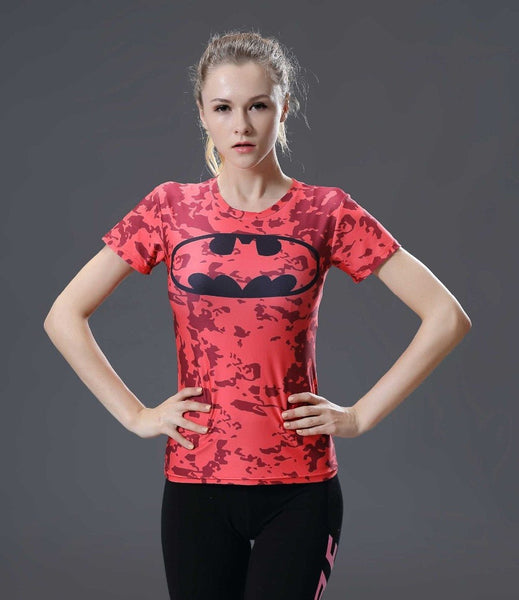 BATMAN Compression Shirt for Women (Short Sleeve)