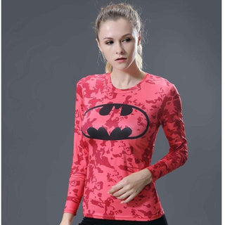 BATMAN Long Sleeve Compression Shirt for Women