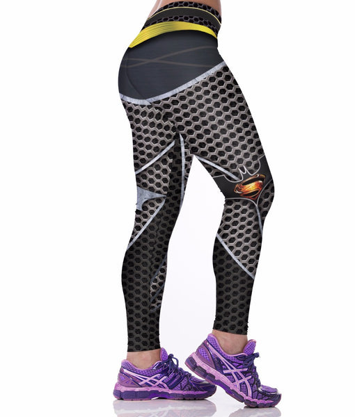 Plus Size S-5XL Batman Printing Womens Batman Leggings High Elastic Fashion  Fitness Leggings Gym Sports Yoga Pants