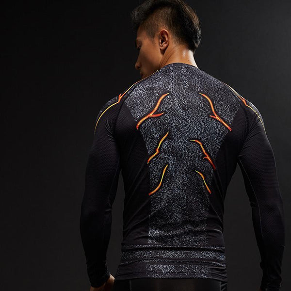 BLACK FLASH / RIVAL FLASH Compression Shirt