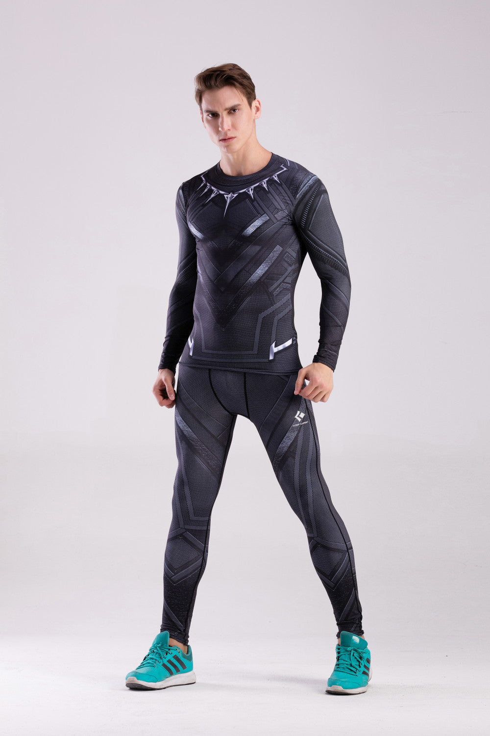 Compression Leggings Black Panther Inspired Workout Gear - Idolstore -  Merchandise And Collectibles