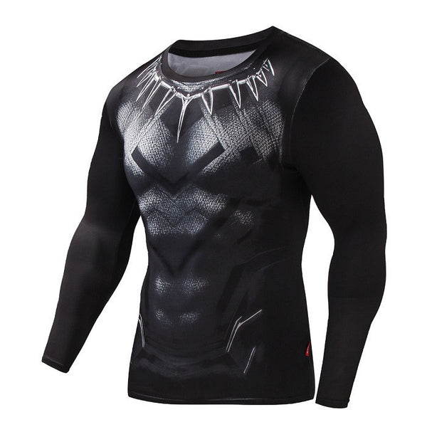 BLACK PANTHER Compression Shirt for Men (Long Sleeve)