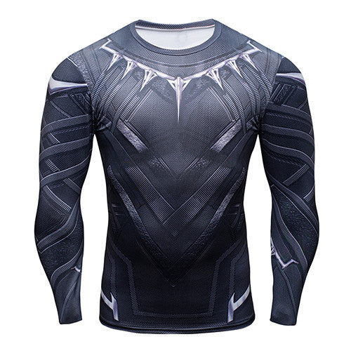 Black Panther Compression Shirt for Men