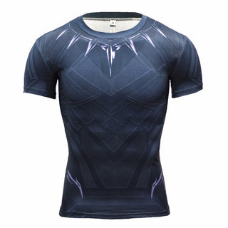 BLACK PANTHER Compression Shirt for Men (Short Sleeve)