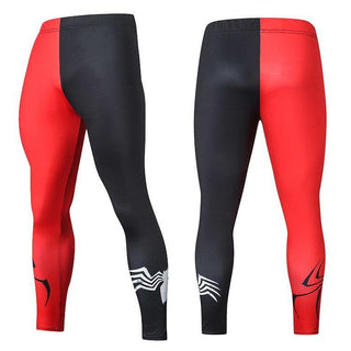 Black & Red SPIDERMAN Leggings for Men
