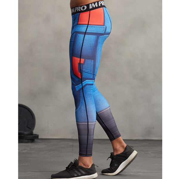 CAPTAIN AMERICA Compression Leggings/Pants for Men
