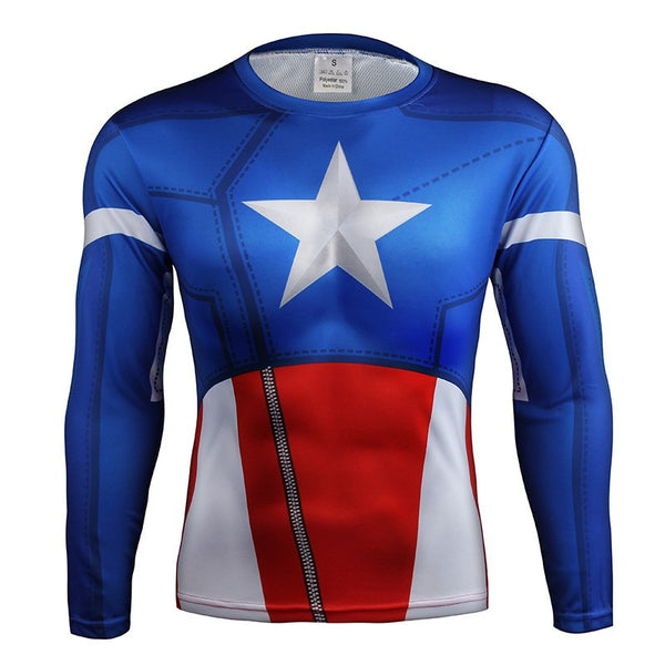 CAPTAIN AMERICA Compression Shirt
