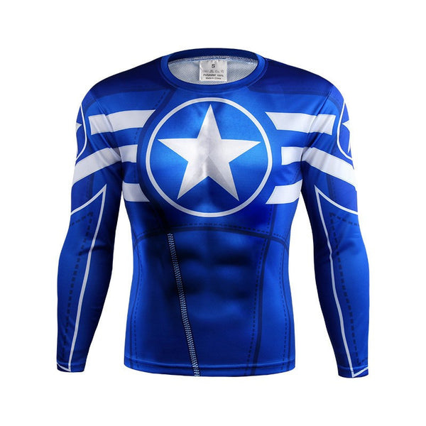 CAPTAIN AMERICA Compression Shirt