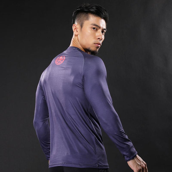 CAPTAIN AMERICA Compression Shirt for Men (Long Sleeve)