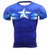CAPTAIN AMERICA Compression Shirt for Men (Short Sleeve)