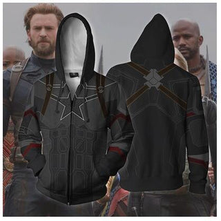 Dark CAPTAIN AMERICA Hoodie Jacket