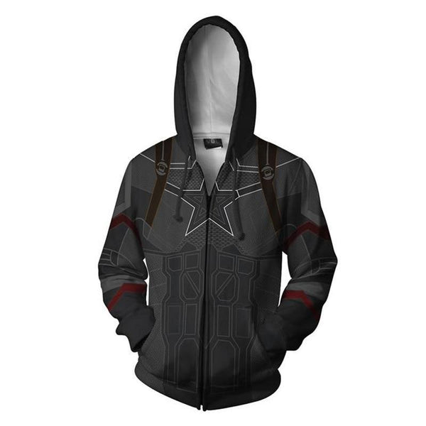 Dark CAPTAIN AMERICA Hoodie Jacket