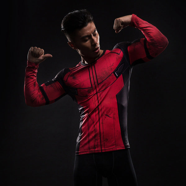 DEADPOOL Compression Shirt for Men (Long Sleeve)