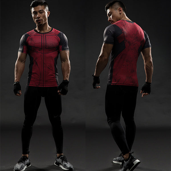 DEADPOOL Compression Shirt for Men (Short Sleeve)