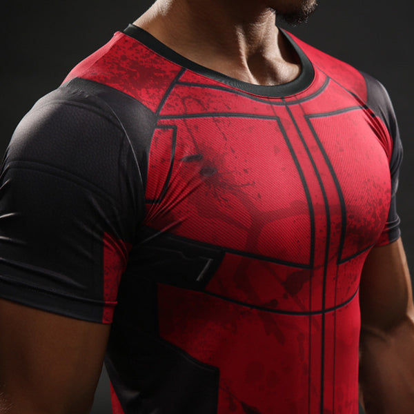 DEADPOOL Compression Shirt for Men (Short Sleeve)