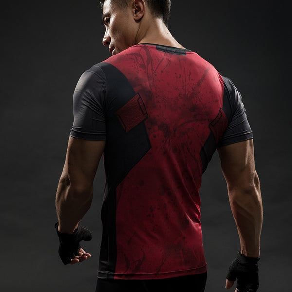 DEADPOOL Compression Shirt for Men (Short Sleeve)
