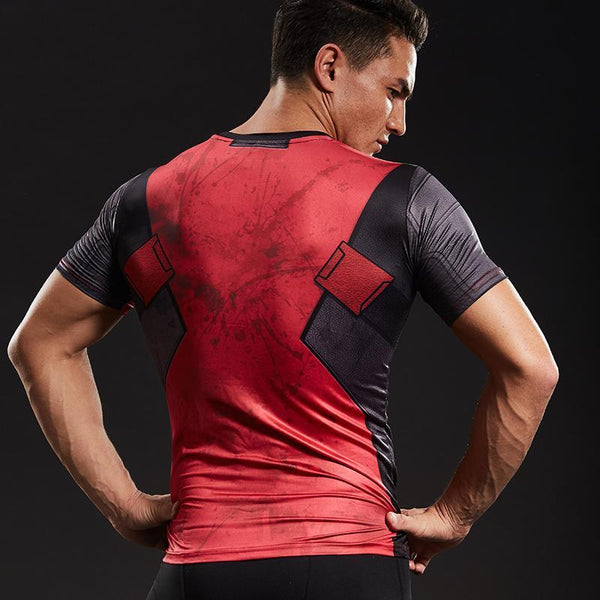 DEADPOOL Compression Shirt for Men (Short Sleeve)